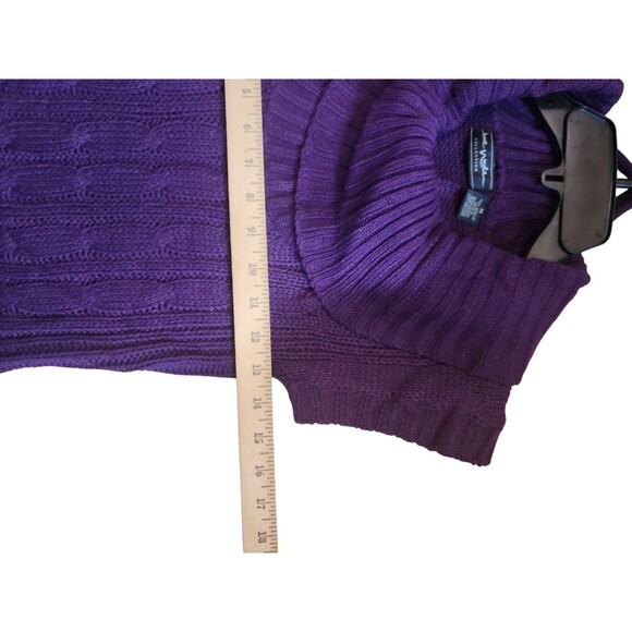 Jamie Nicole Collection Purple Knit Sweater Dress Women’s Medium - Picture 5 of 6